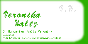 veronika waltz business card